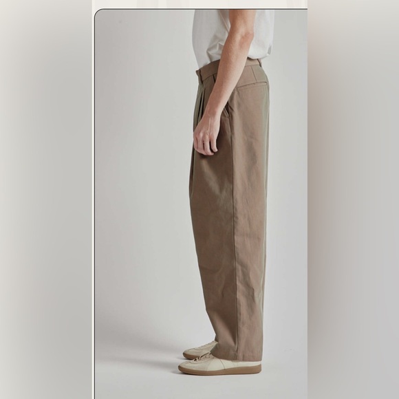 STILL BY HAND deep tuck pressed pant olive size L (34) - Picture 3 of 8